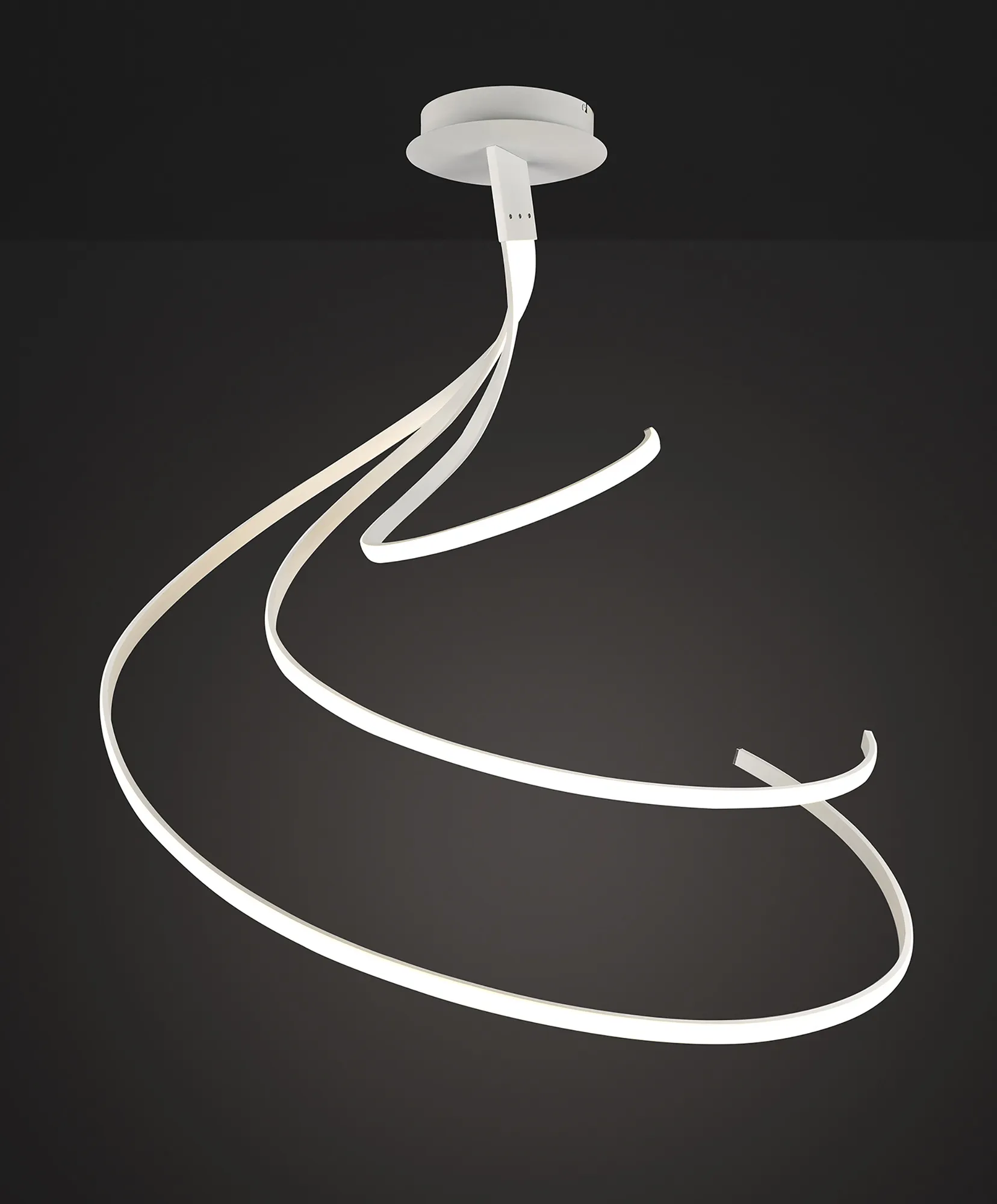Nur White XL Ceiling Lights Mantra Semi Flush Fittings Nur White XL Ceiling Lights Mantra Semi Flush Fittings
